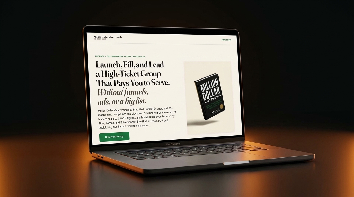 Million Dollar Masterminds website