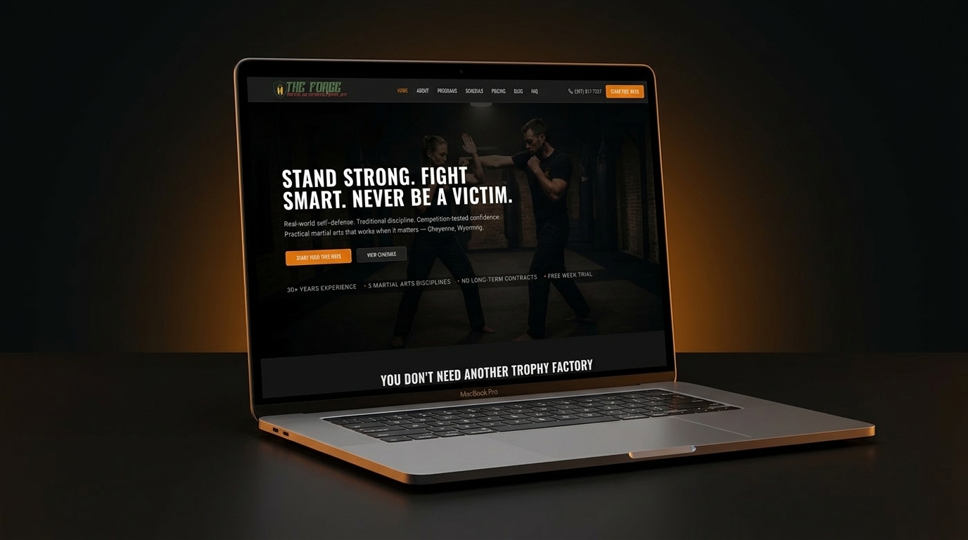 The Forge Martial Arts website